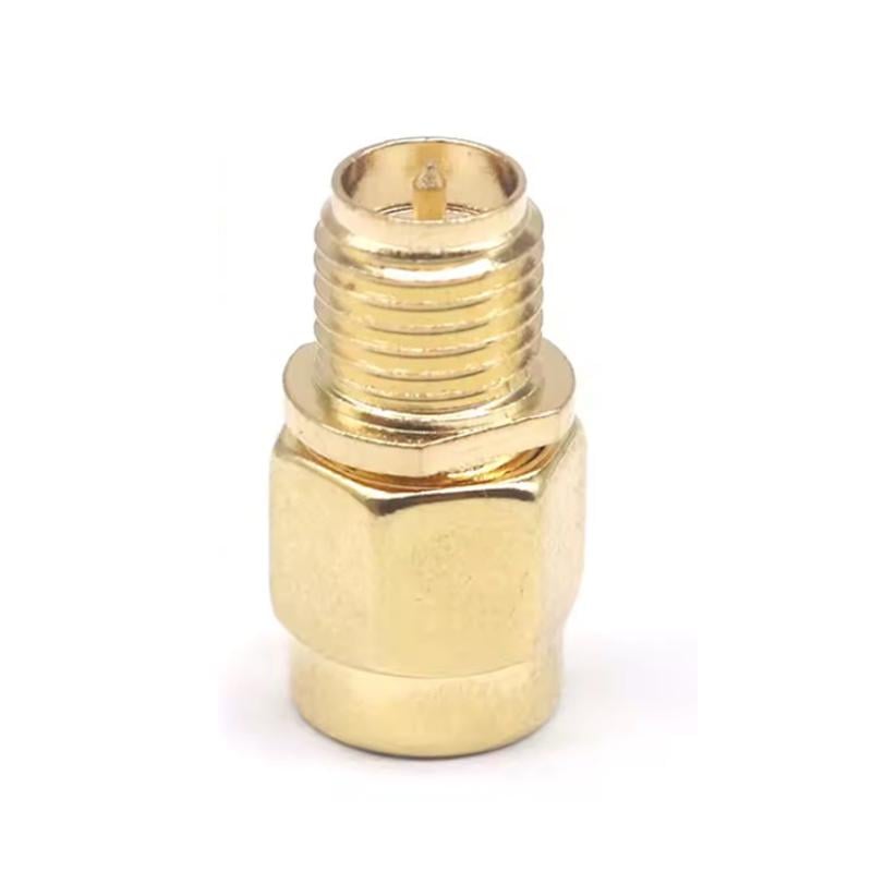 Переходник SMA с SMA male-RP-SMA female со штырьком с 2-х сторон (100846)