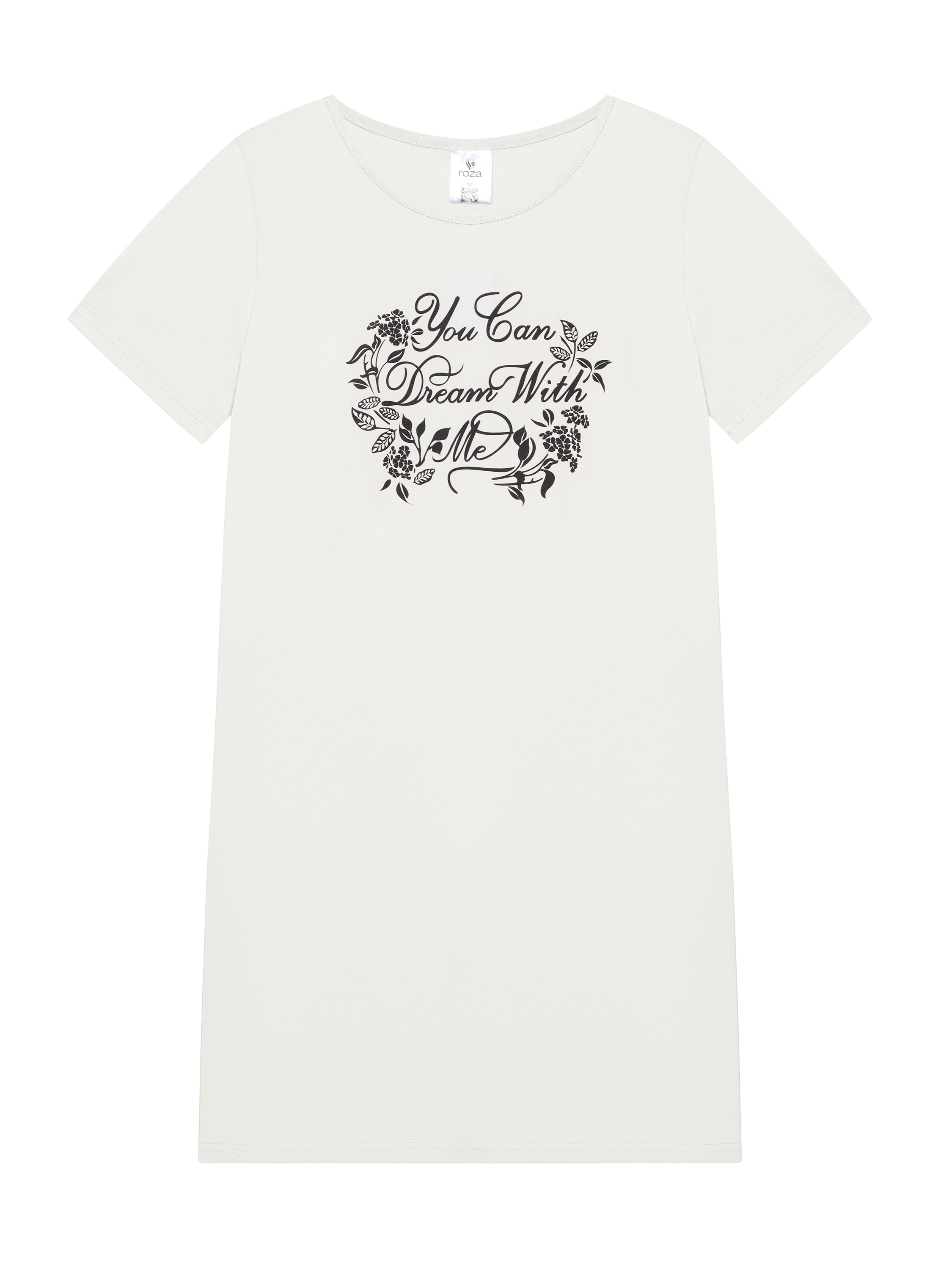 Ночная рубашка женская с коротким рукавом ROZA 210133 6XL Молочный (4824005734151) - фото 4 Ночная рубашка женская с коротким рукавом ROZA 210133 6XL Молочный (4824005734151) - фото 4