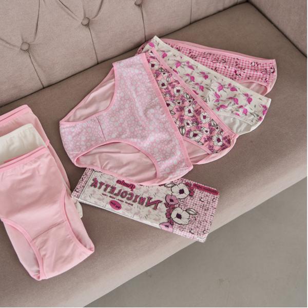 Набор женских трусиков Nicoletta 2XL 7 шт. Разноцветный (10170)