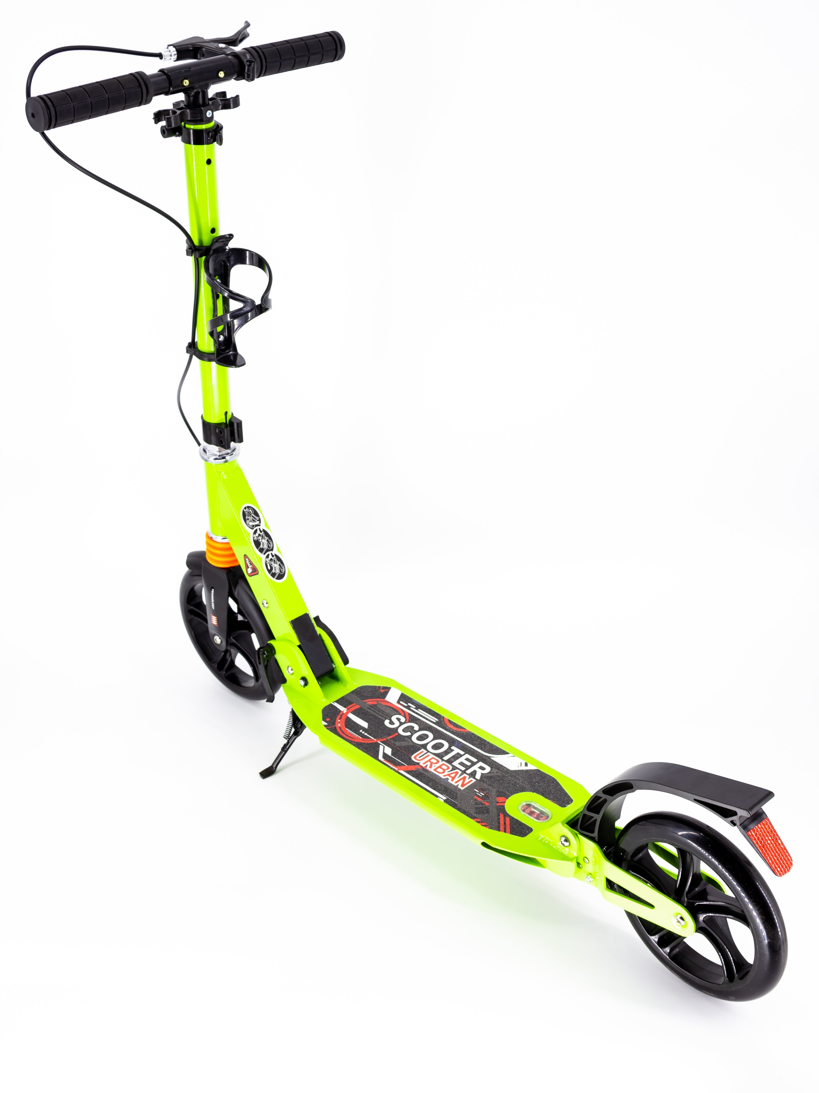 Самокат Scooter 116-C1 з кліпсою і підсклянником Зелений (116-C1-green) - фото 2 Самокат Scooter 116-C1 з кліпсою і підсклянником Зелений (116-C1-green) - фото 2