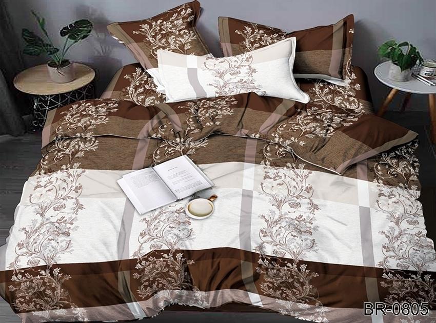 Комплект постельного белья TAGtekstil евро наволочки 70x70 см (BR-0805)