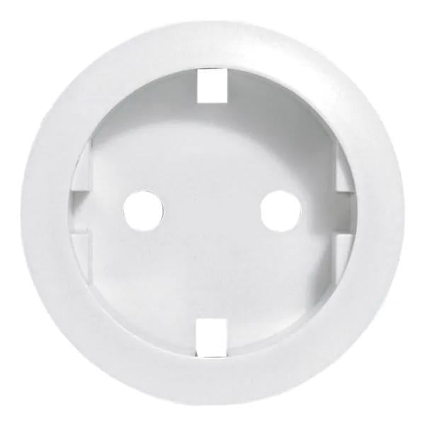 Панель лицевая электрической розетки Legrand Celiane Schuko с РЕ Белый (068131)