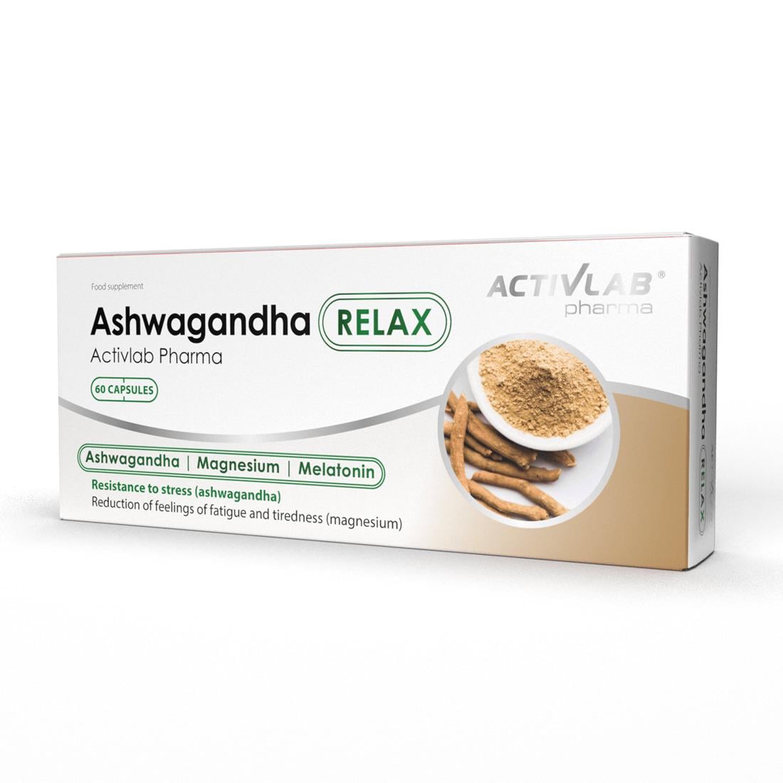 Экстракт ашваганды Activlab Ashwagandha Relax 60 кап.