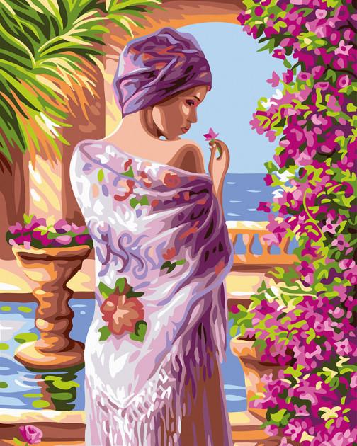 Картина по номерам Brushme Цветы у лоджы (GX24107)