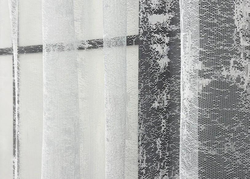 Тюль из жаккарда высотой 1,6 м Белый (1860т) - фото 6 Тюль из жаккарда высотой 1,6 м Белый (1860т) - фото 6