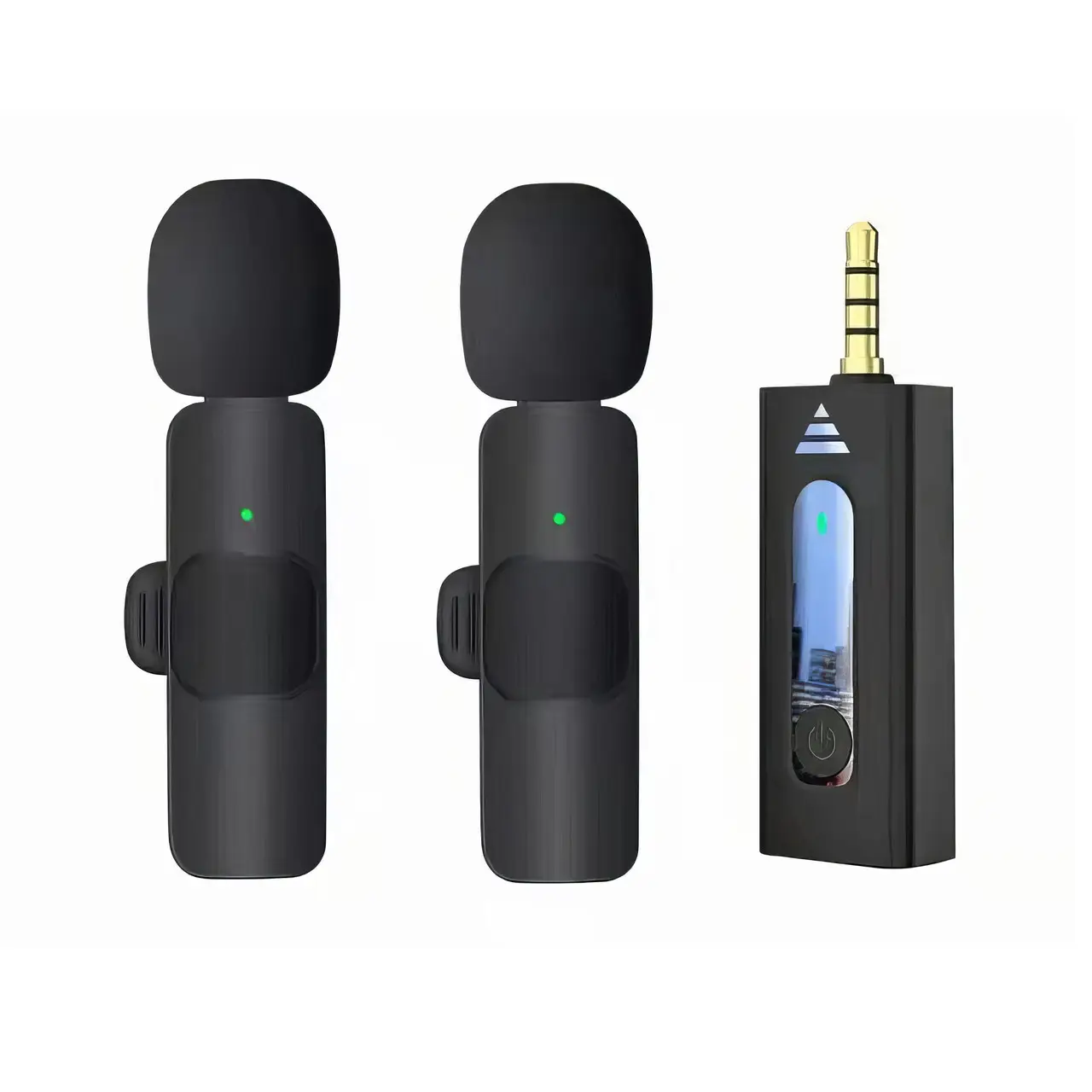 Микрофон беспроводной петличный 2в1 2 шт. (K35)