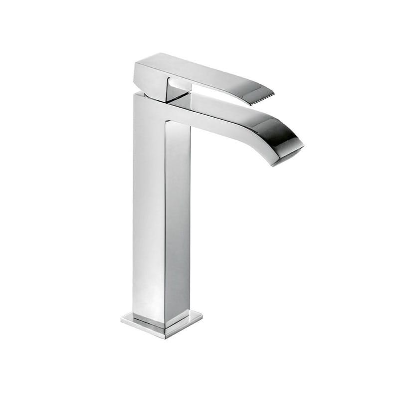Смеситель для умывальника Tres Cuadro 00661001 высокий однорычажный Хром (143041)