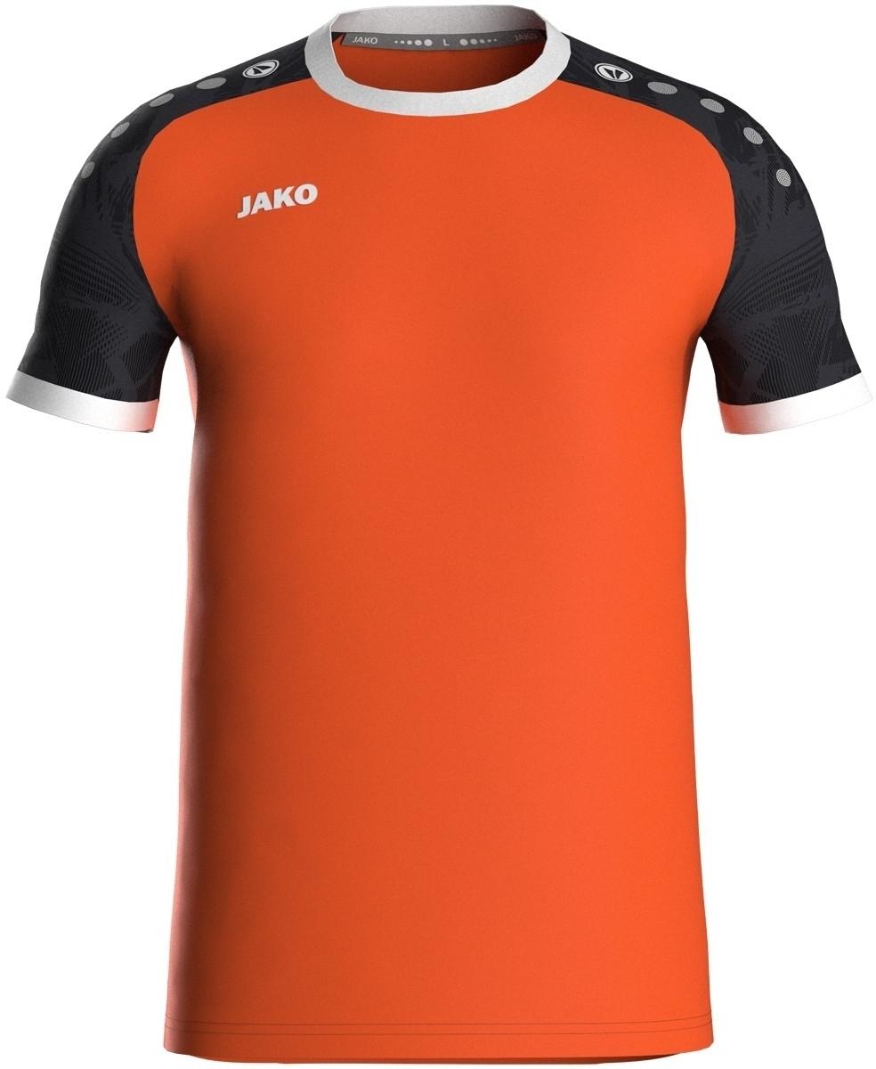 Футболка Jako ICONIC S/S 4224-351 M Помаранчевый/Серый