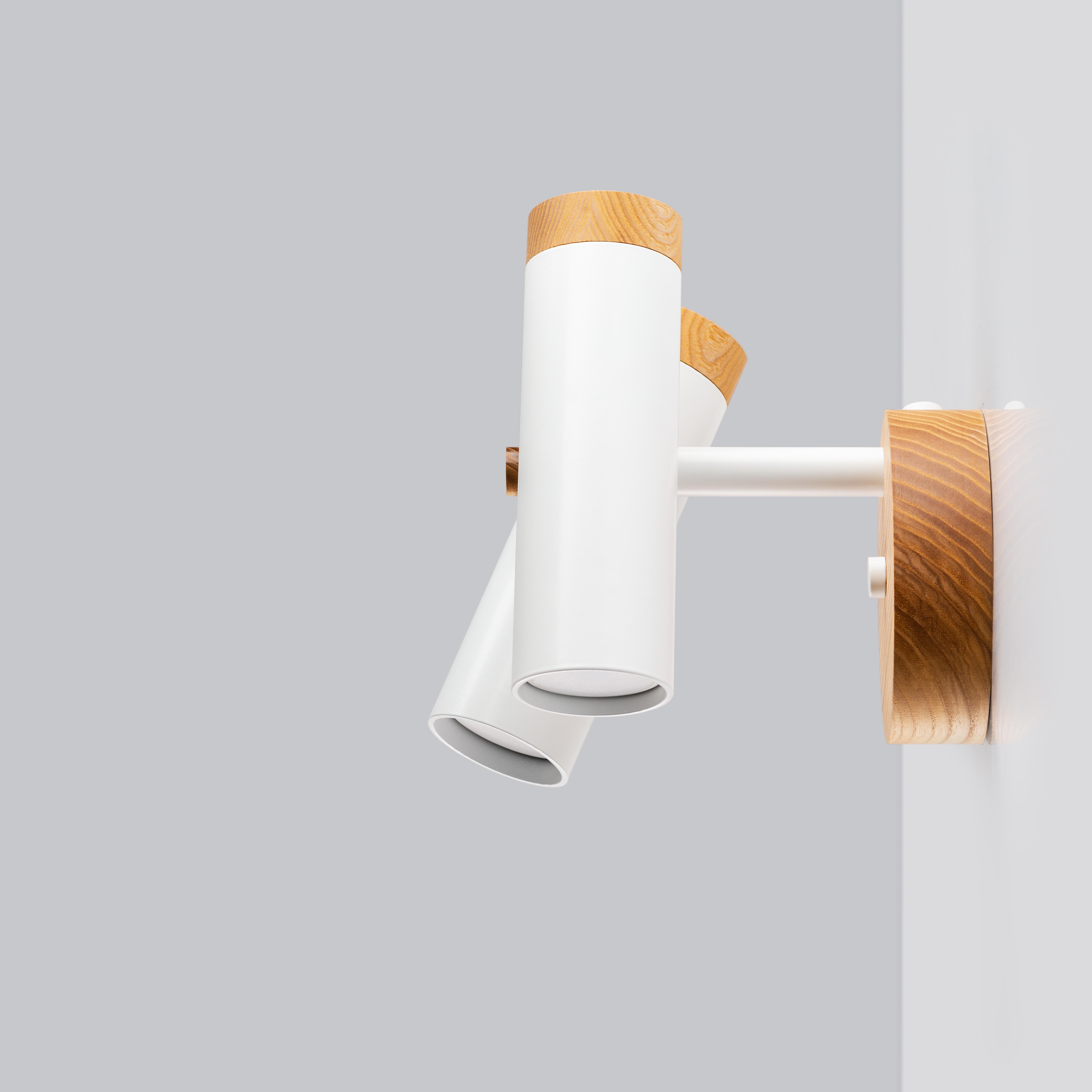 Бра в стиле лофт Gaff Design Белый (BRA7)