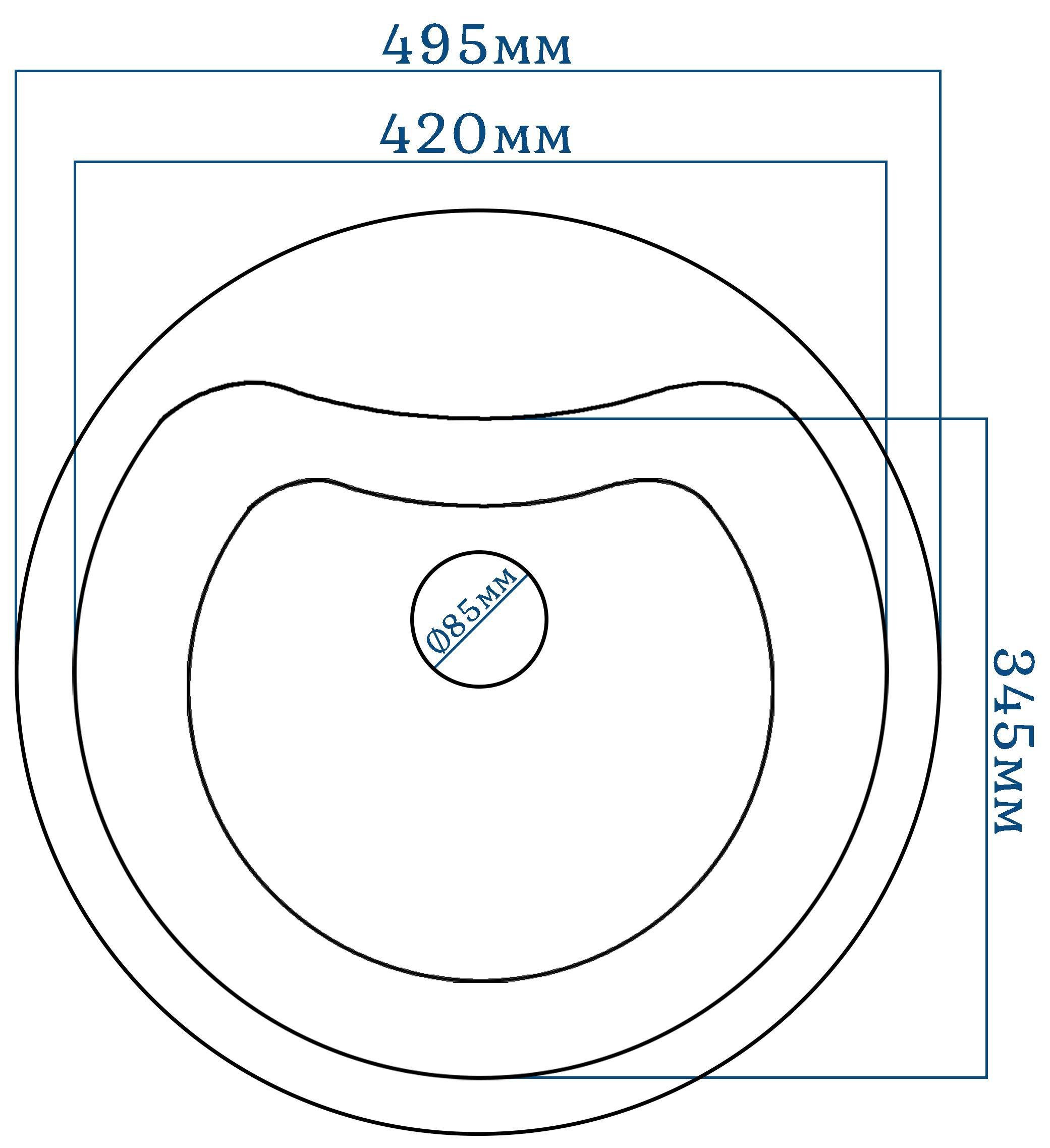 Мойка кухонная Valetti 3N со смесителем 495x495 мм Тера (11646168) - фото 4 Мойка кухонная Valetti 3N со смесителем 495x495 мм Тера (11646168) - фото 4