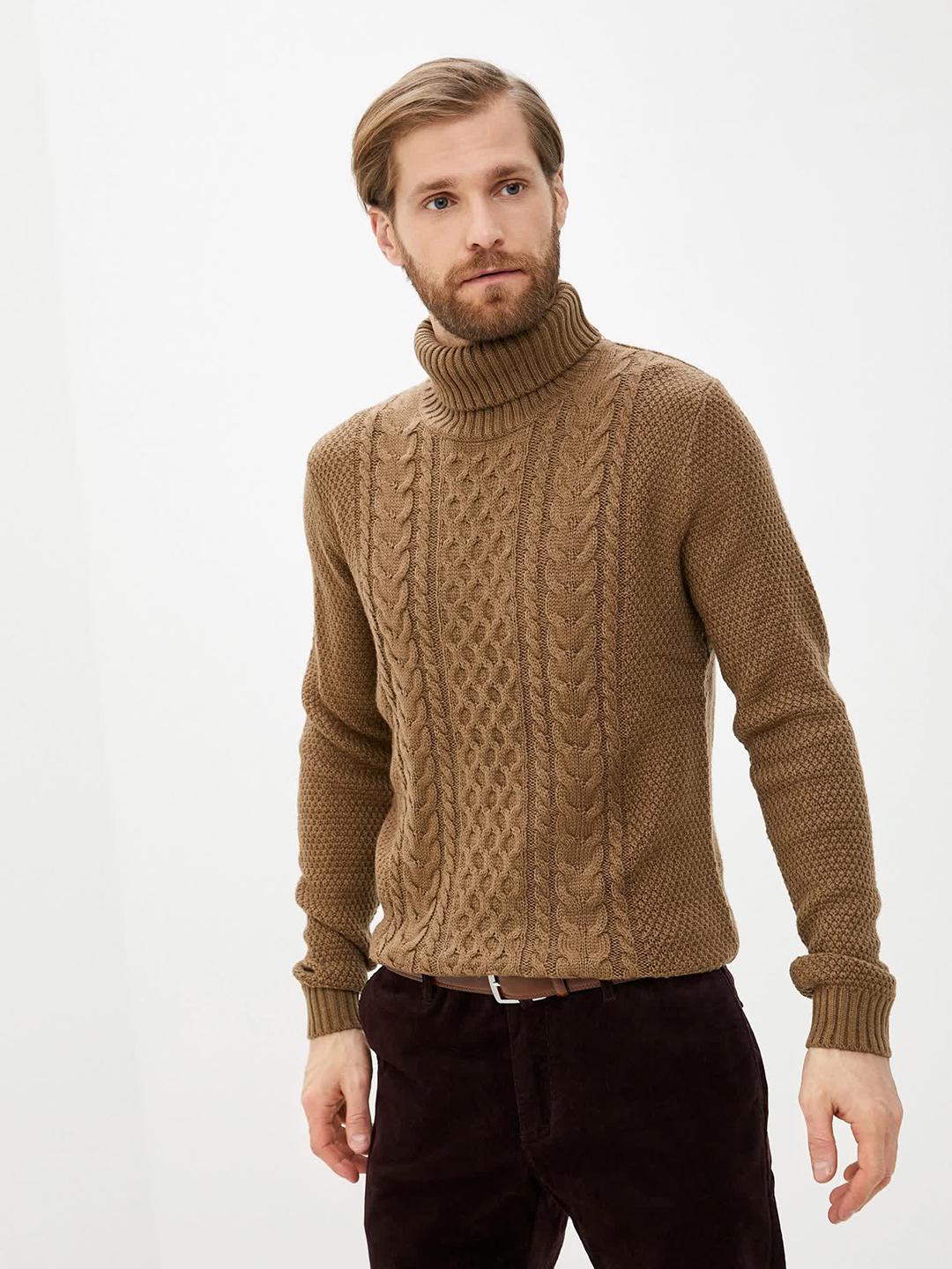 Свитер Jack & Jones L Коричневый (12189969b51)