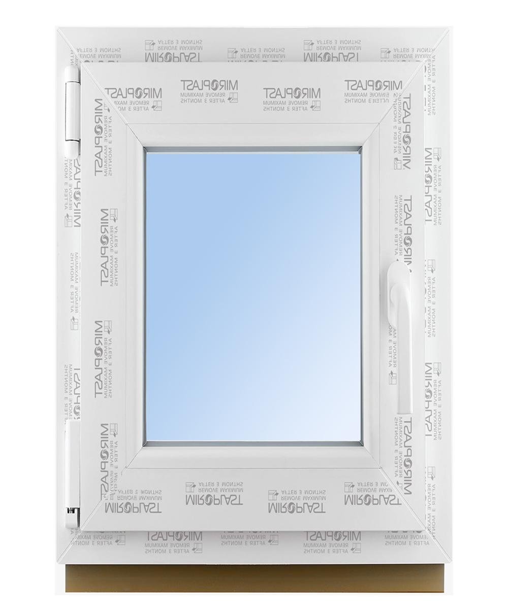 Вікно металопластикове поворотно-відкідне WDS Miroplast 550х750 мм з двокамерним склопакетом та енергозбереженням 4-8-4-12-4(І) Вікно металопластикове поворотно-відкідне WDS Miroplast 550х750 мм з двокамерним склопакетом та енергозбереженням 4-8-4-12-4(І)