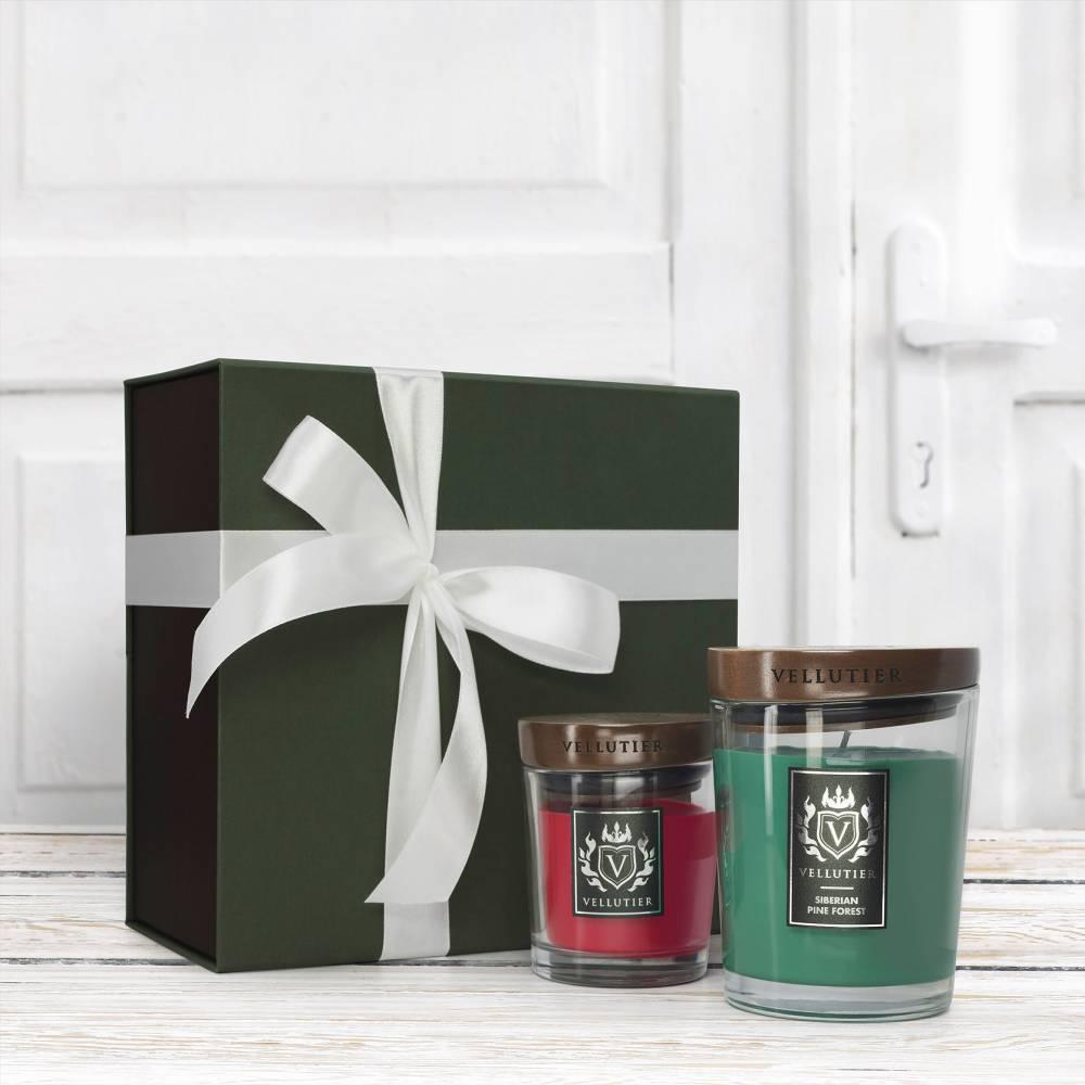 Подарочный набор аромасвечей Vellutier У камина