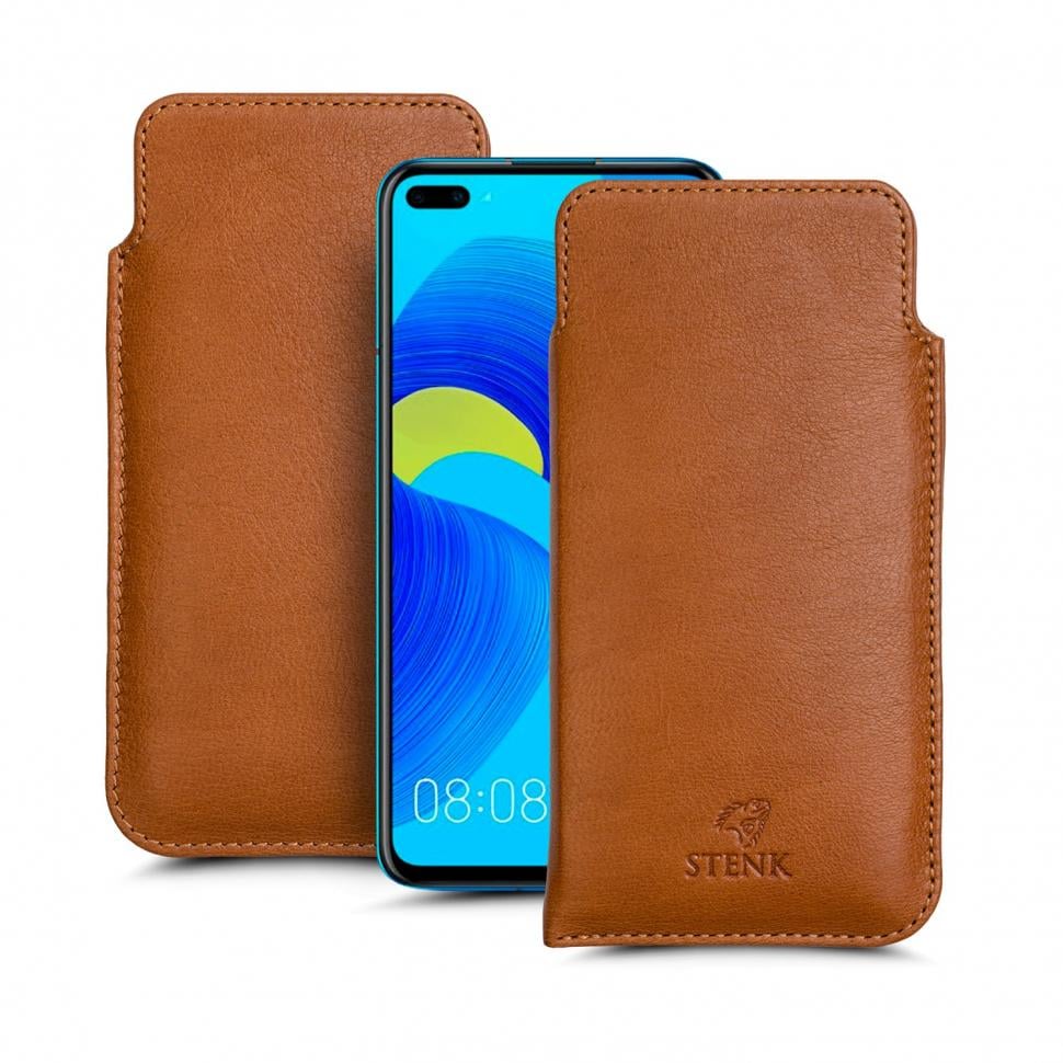 Футляр Stenk Elegance для Huawei Nova 6 Camel (66023)