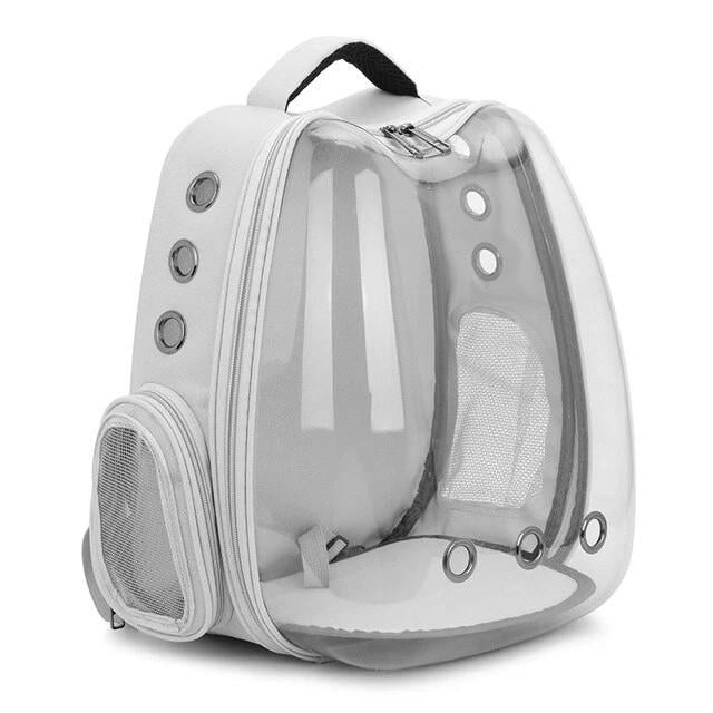 Рюкзак для переноски домашних питомцев CosmoPet CP-102 39х35х23 см Grey (3_06584)