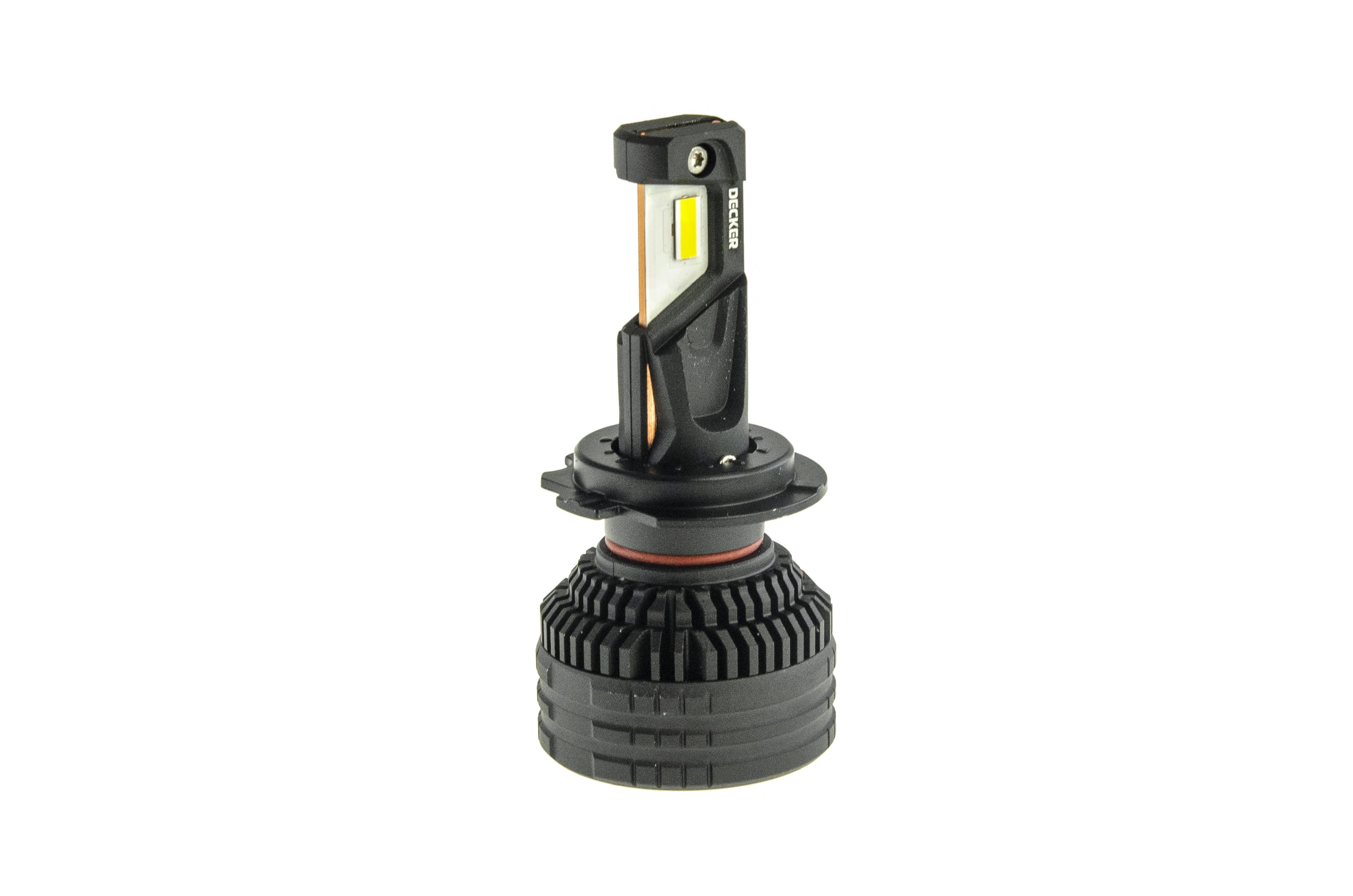 Автомобильные лампы светодиодные Decker H7 PL-08 5000K 65W 13000Lm 12V 2 шт. (34170484)