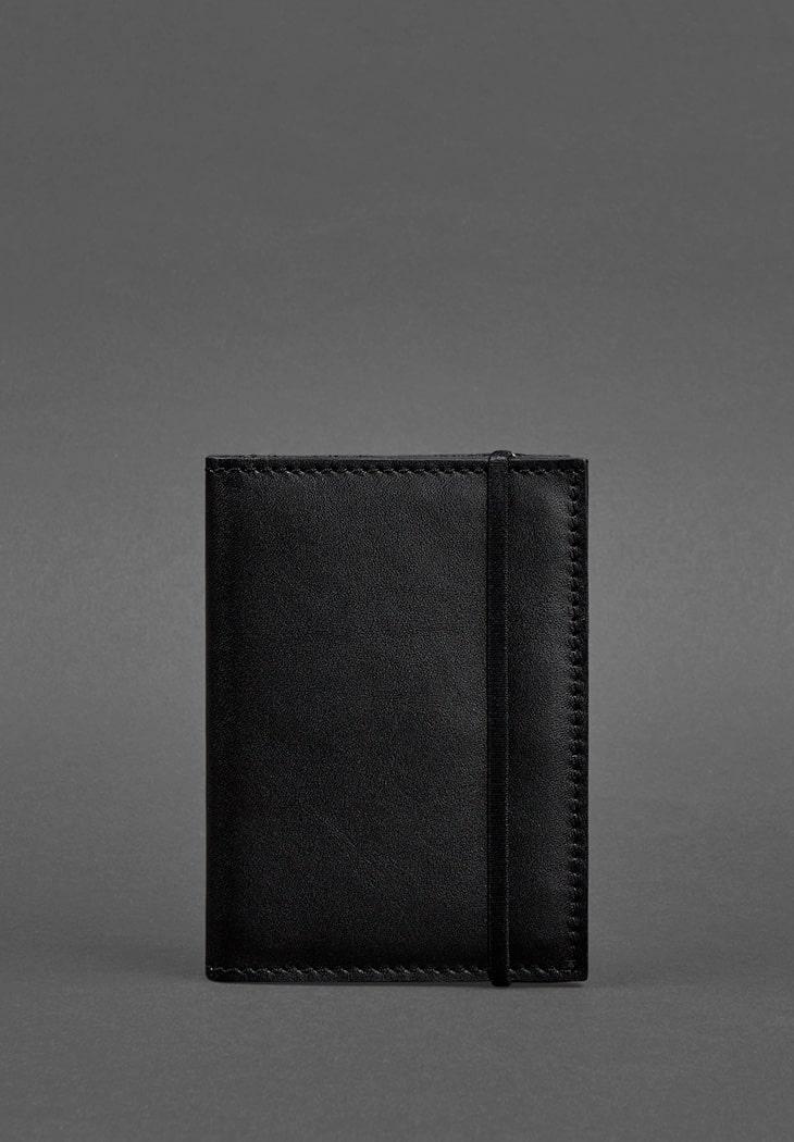 Палітурка шкіряна для паспорта 2.0 Чорний (A-026096)