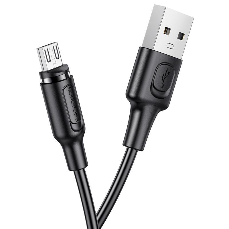 Кабель Borofone BX41 Magnetic MicroUSB 1 м Black (59934-0616)