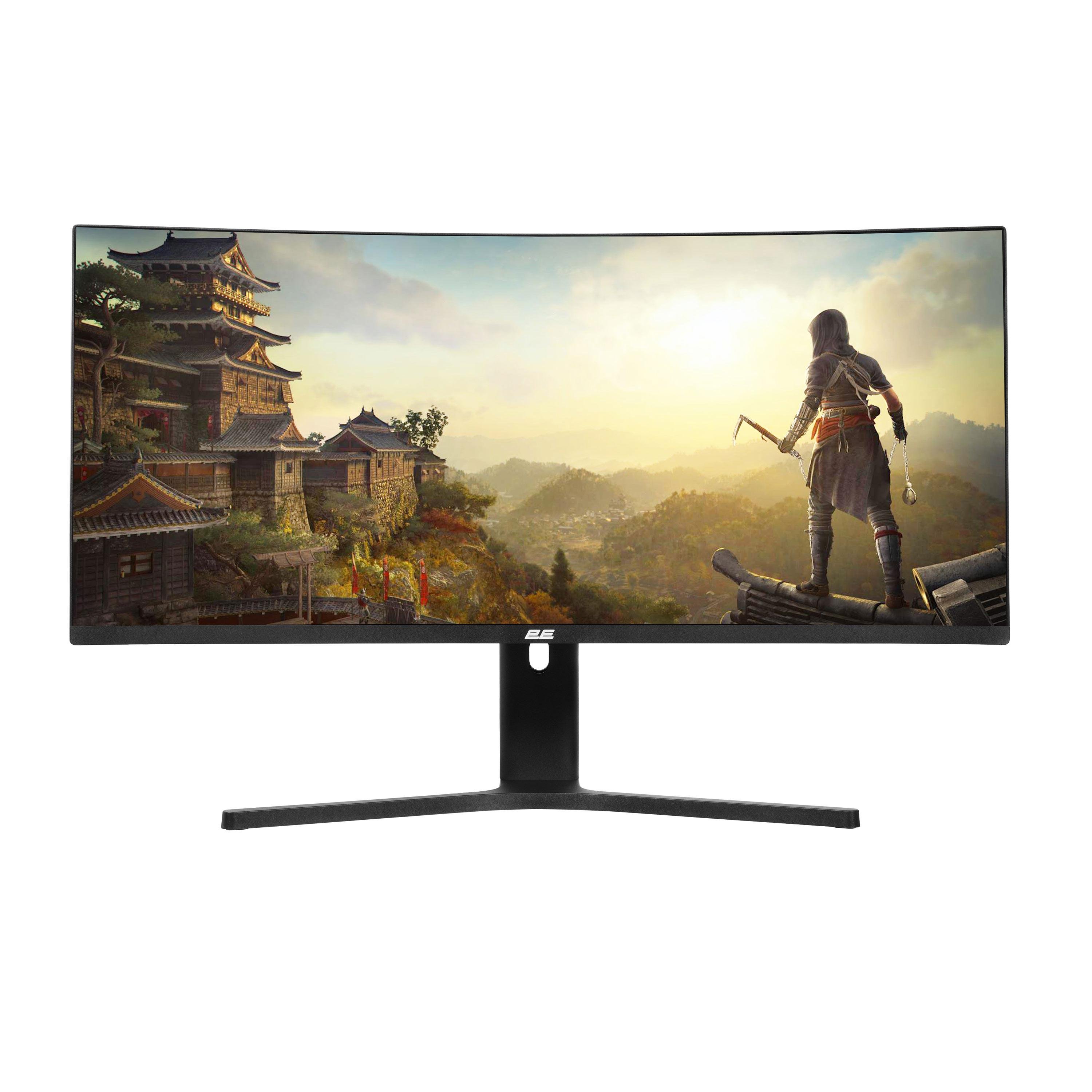 Монітор ігровий 2E GAMING G3424B FreeSync з вигнутим екраном CURVED R1500 Чорний (2E-G3424B-01.UA)