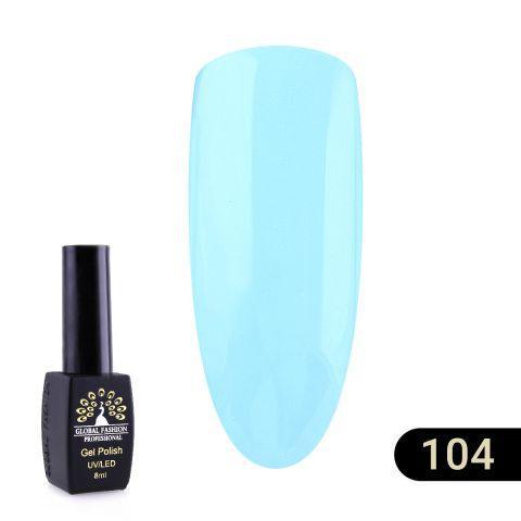 Гель-лак Global Fashion Black elite 104