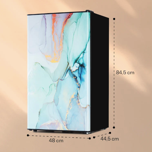 Холодильник однокамерный KLARSTEIN CoolArt с верхней морозильной камерой для кухни и дачи 79 л (27085123) - фото 2 Холодильник однокамерный KLARSTEIN CoolArt с верхней морозильной камерой для кухни и дачи 79 л (27085123) - фото 2