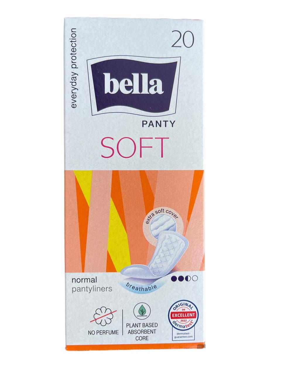 Ежедневные прокладки Bella Panty Soft 20 шт. Ежедневные прокладки Bella Panty Soft 20 шт.