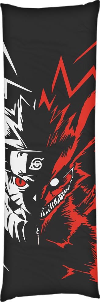 Подушка дакимакура Naruto Two Face 50x150 см (13545766)