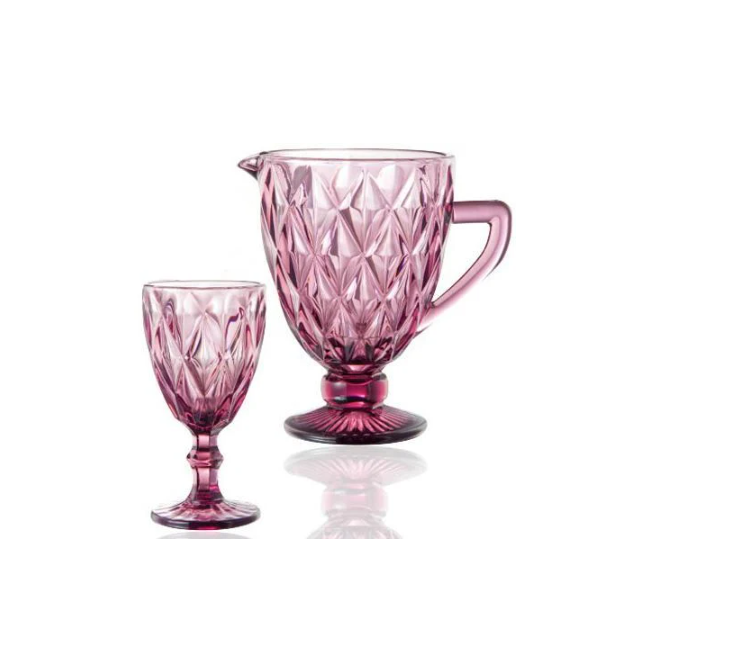 Набор для напитков Elodia Грани 6 шт. 320 мл/кувшин 1,1 л