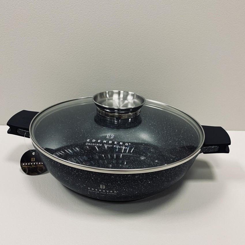 Кастрюля Edenberg EB-8134 алюминиевая с мраморным антипригарным покрытием 4,1 л (2280459395) - фото 6 Кастрюля Edenberg EB-8134 алюминиевая с мраморным антипригарным покрытием 4,1 л (2280459395) - фото 6