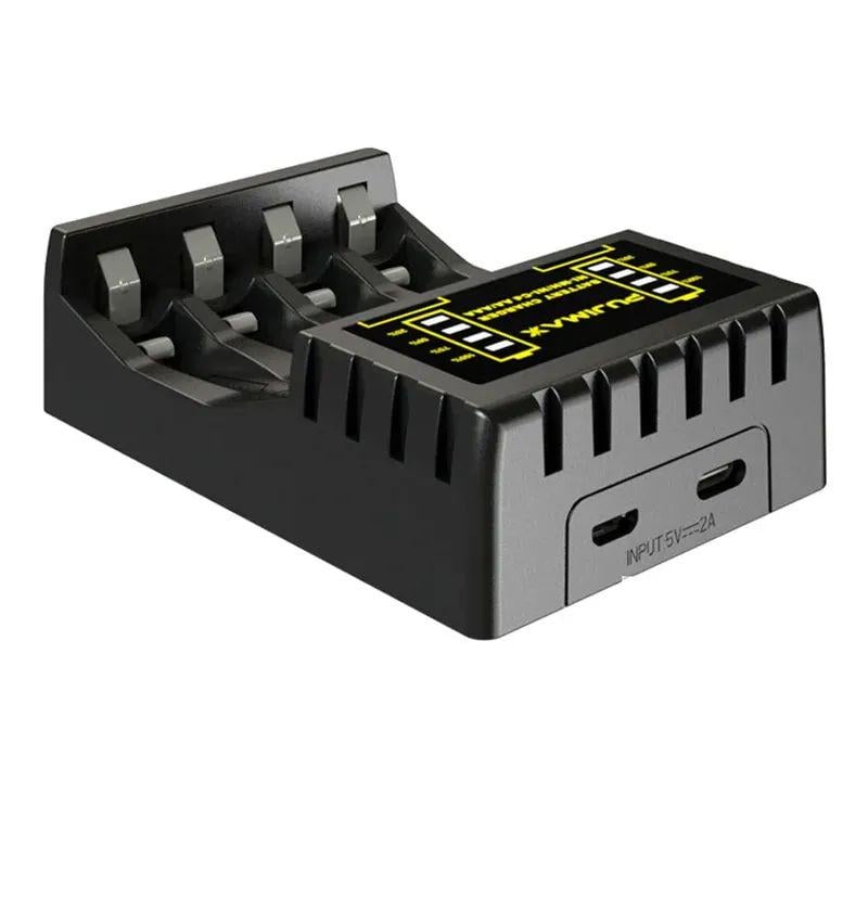 Зарядний пристрій для акумуляторних батарейок АА і ААА на 4 слоти (48) - фото 4