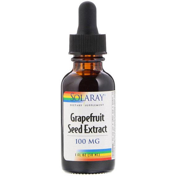 Антиоксидант Solaray Grapefruit Seed Extract 100 мг 1 fl ун. 30 мл (SOR-11607)