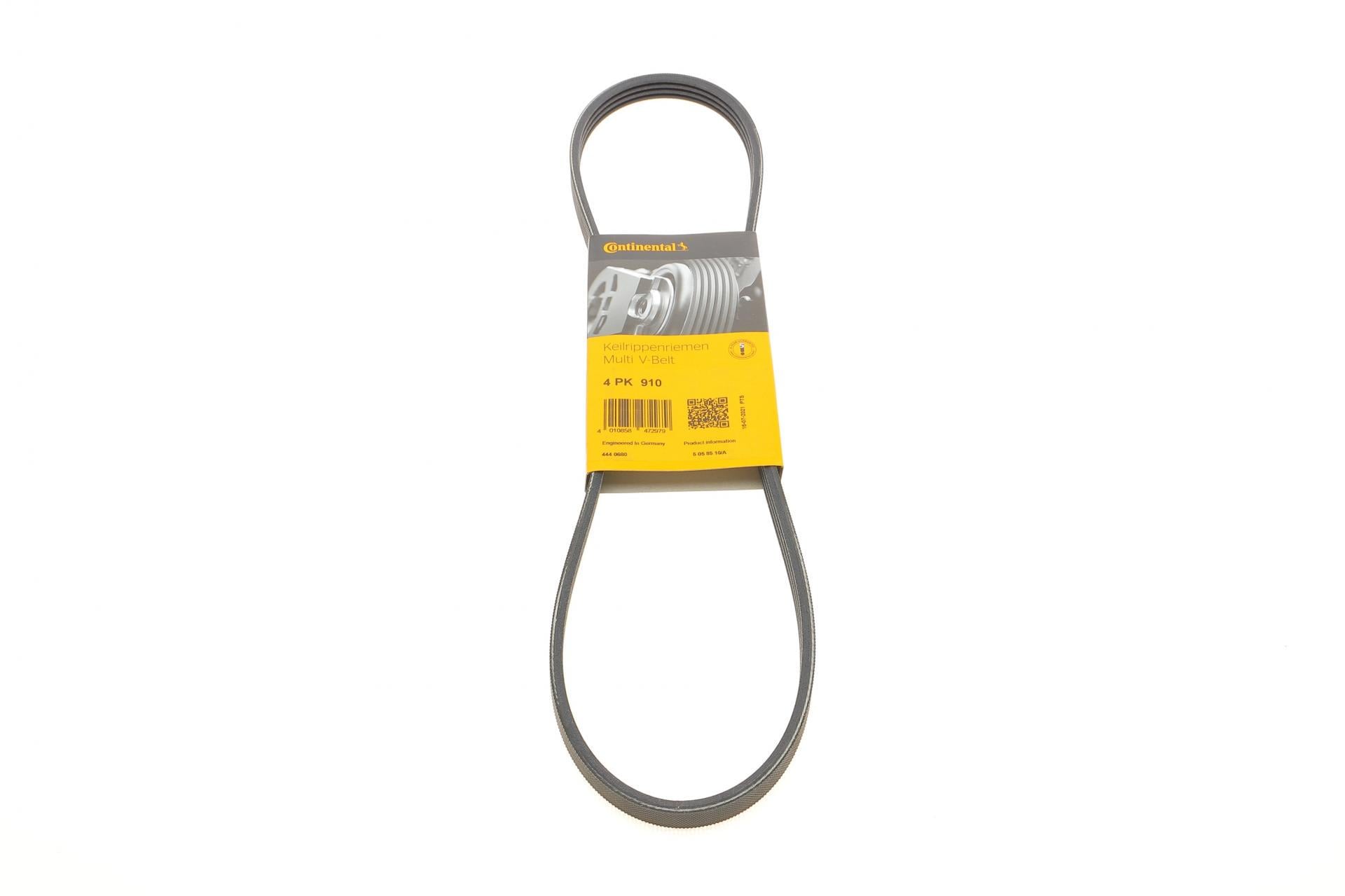 Ремінь генератора Continental Daewoo Matiz 0.8i 98- (4PK910)