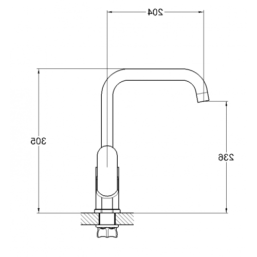 Смеситель для кухни Zegor GAB4-А136 однорычажный - фото 3 Смеситель для кухни Zegor GAB4-А136 однорычажный - фото 3
