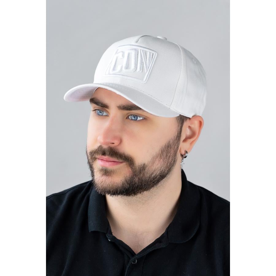 Кепка-тракер мужская Braxton 1529 пятиклинка на регуляторе универсальный Белый (28207843)