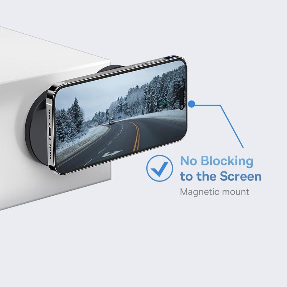 Тримач магнітний для телефону BASEUS MagPro Magnetic Foldable with MagSafe Black (B10564101121-00) - фото 6 Тримач магнітний для телефону BASEUS MagPro Magnetic Foldable with MagSafe Black (B10564101121-00) - фото 6