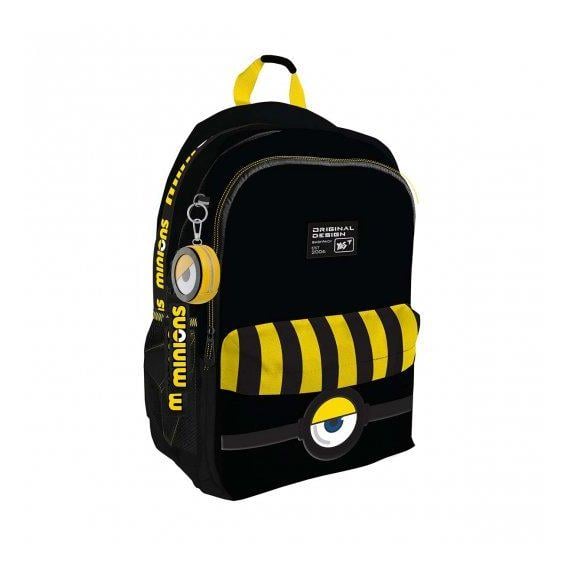 Рюкзак молодежный YES Minions 45х31х20 см 28 л Черный (558909)