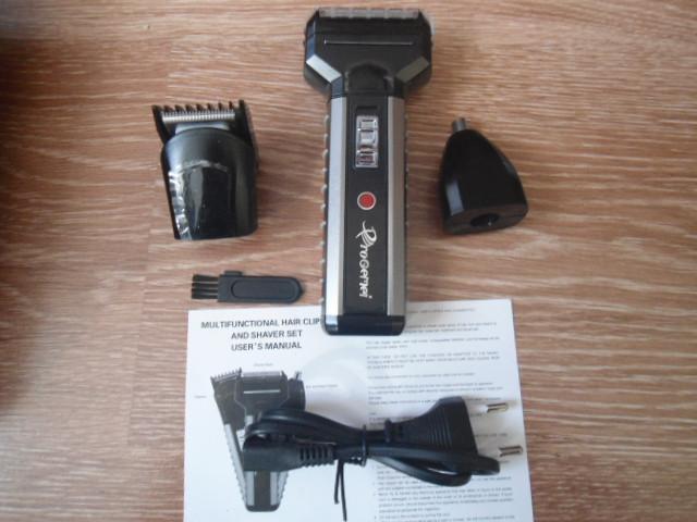 Машинка для стрижки ProGemei GM 789 3в1 працює від акумулятора Чорний - фото 3 Машинка для стрижки ProGemei GM 789 3в1 працює від акумулятора Чорний - фото 3