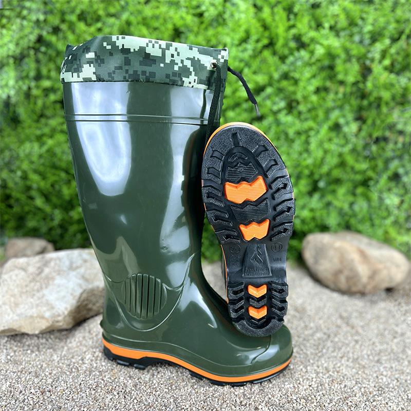 Чоботи гумові чоловічі VS-005050 з утеплювачем 29,3 см p. 45 Зелений (59335586) - фото 4 Чоботи гумові чоловічі VS-005050 з утеплювачем 29,3 см p. 45 Зелений (59335586) - фото 4