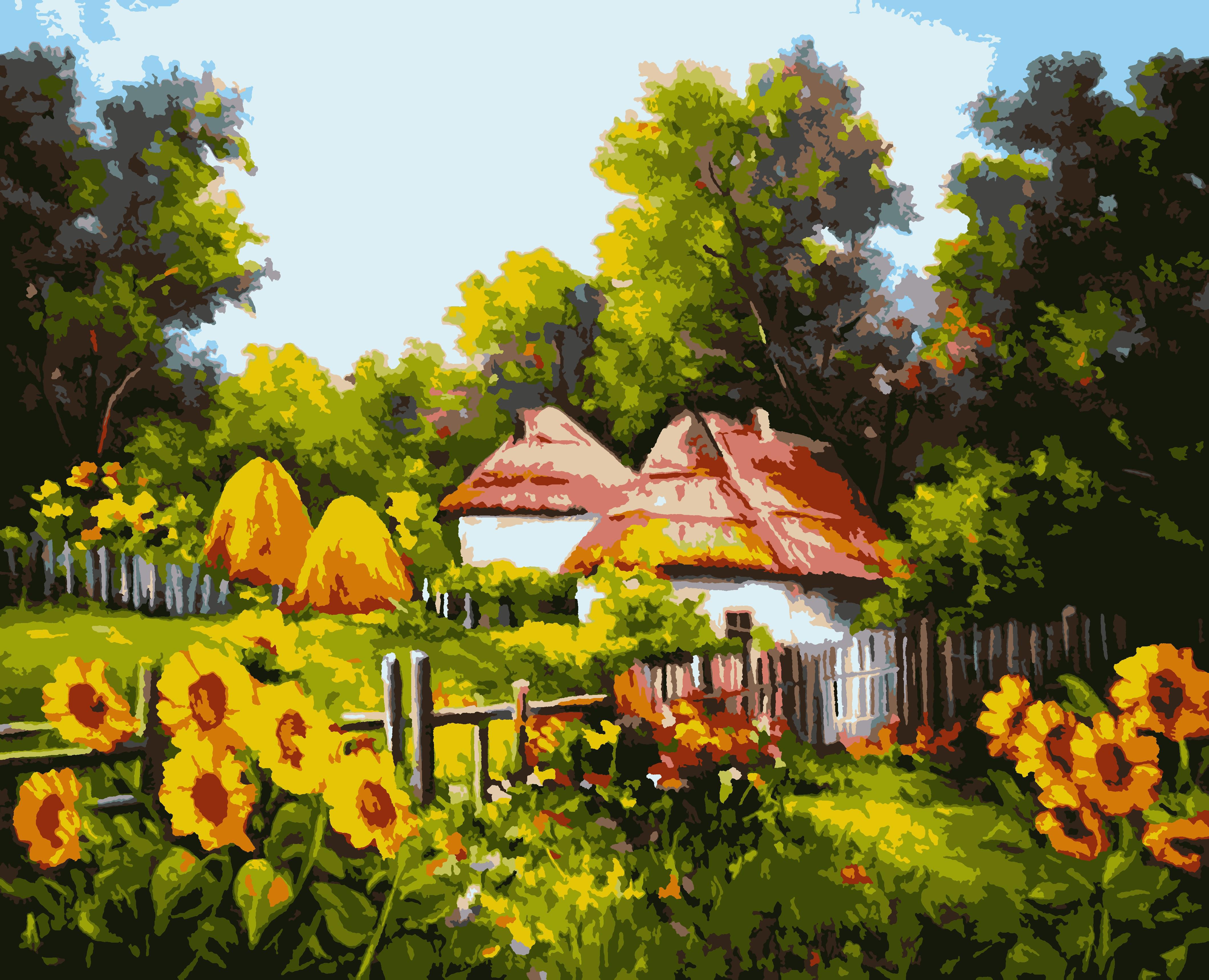 Картина по номерам Artissimo Украинские тропы 50х60 см (PNX1606-Artis)