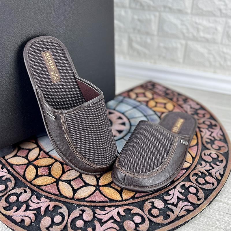 Домашні тапочки чоловічі БЕЛСТА VS-00521 27,5 см p. 43 Коричневий (30746793)