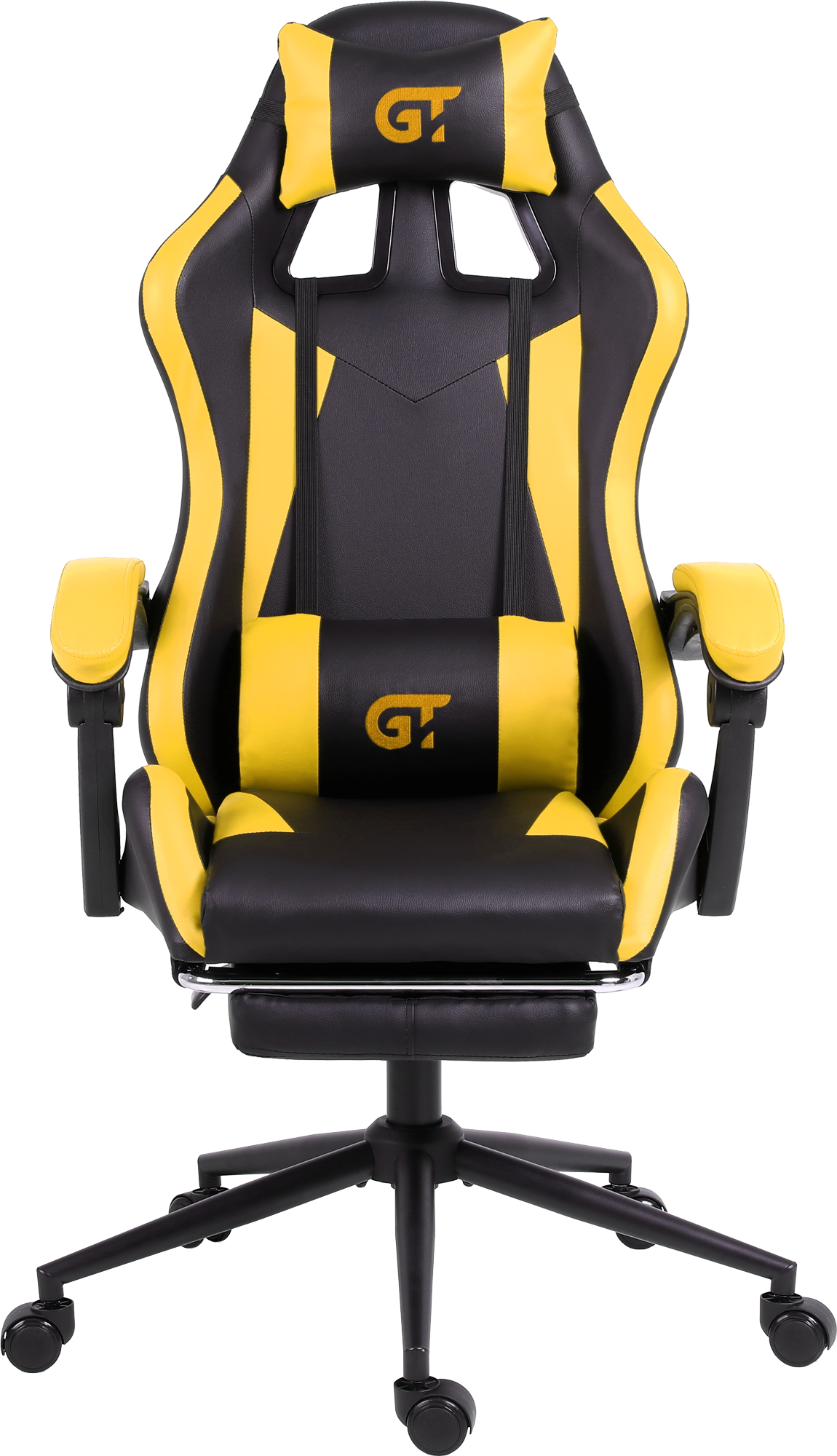 Крісло геймерське GT Racer X-2323 Black/Yellow