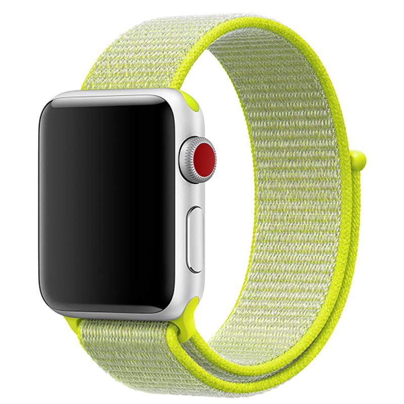 Ремінець для Apple Watch 38-40 mm Sport Loop Green (29caa1-798)