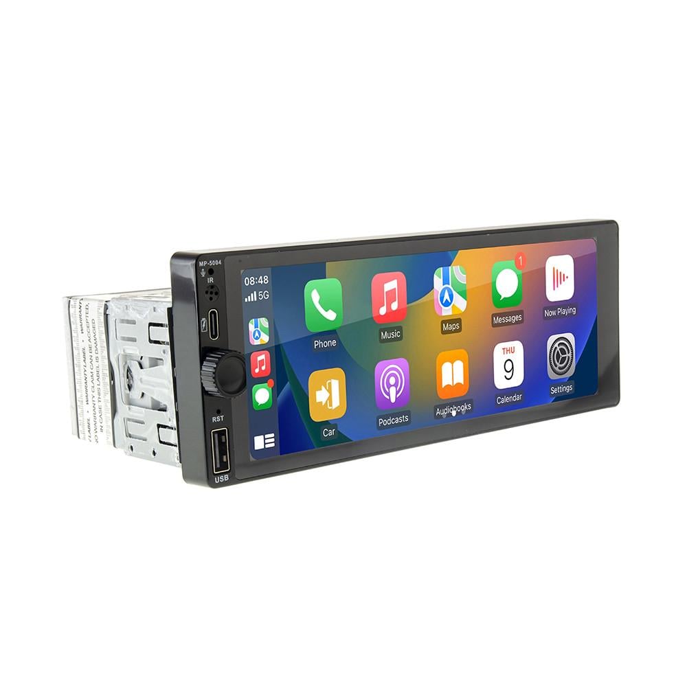 Автомагнитола CYCLONE MP-5004 1DIN сенсорная 4х45 CarPlay (103-014)