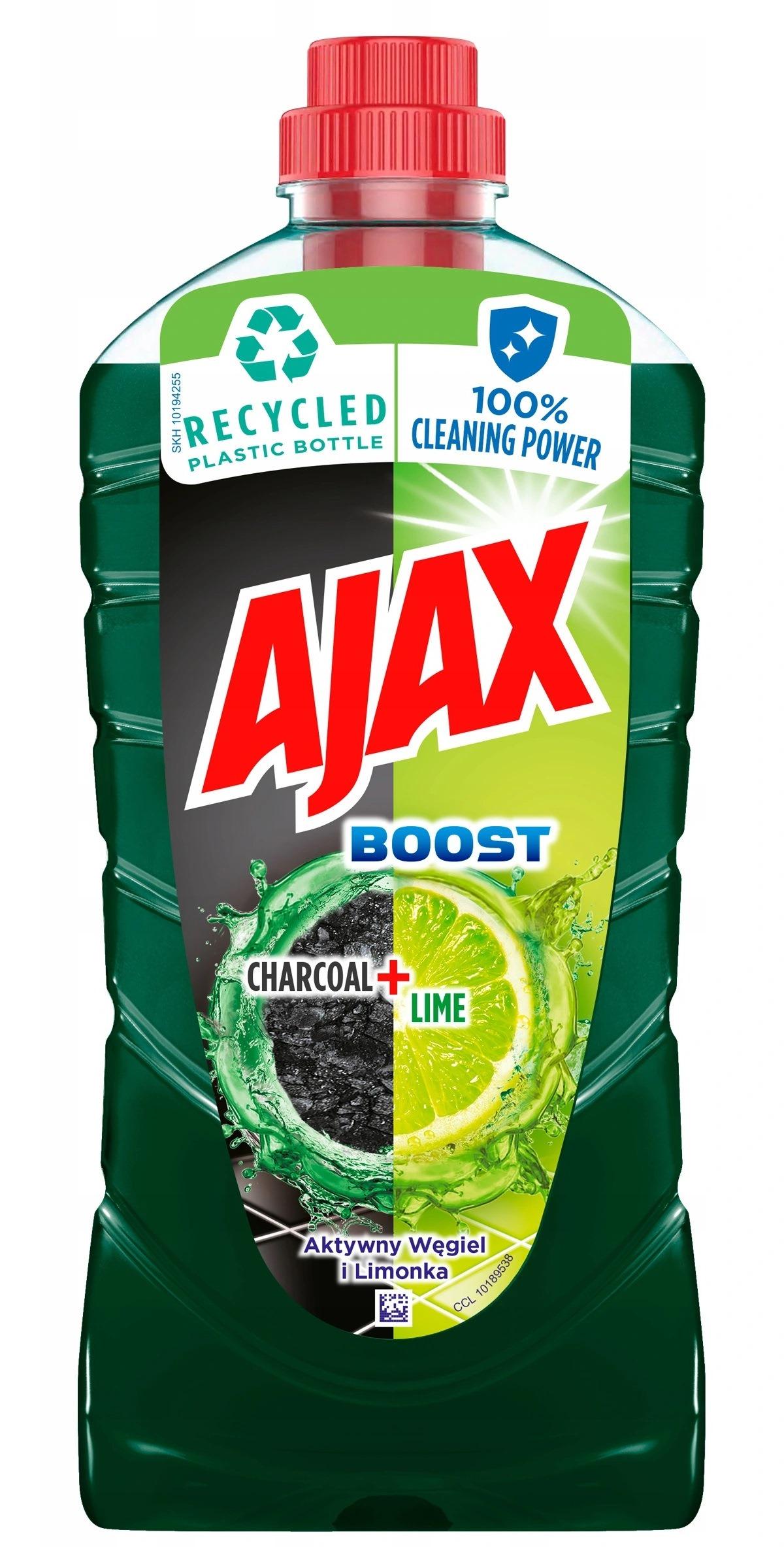 Средство для мытья пола универсальное Ajax Charcoal/Lime 1000 мл (137) - фото 1