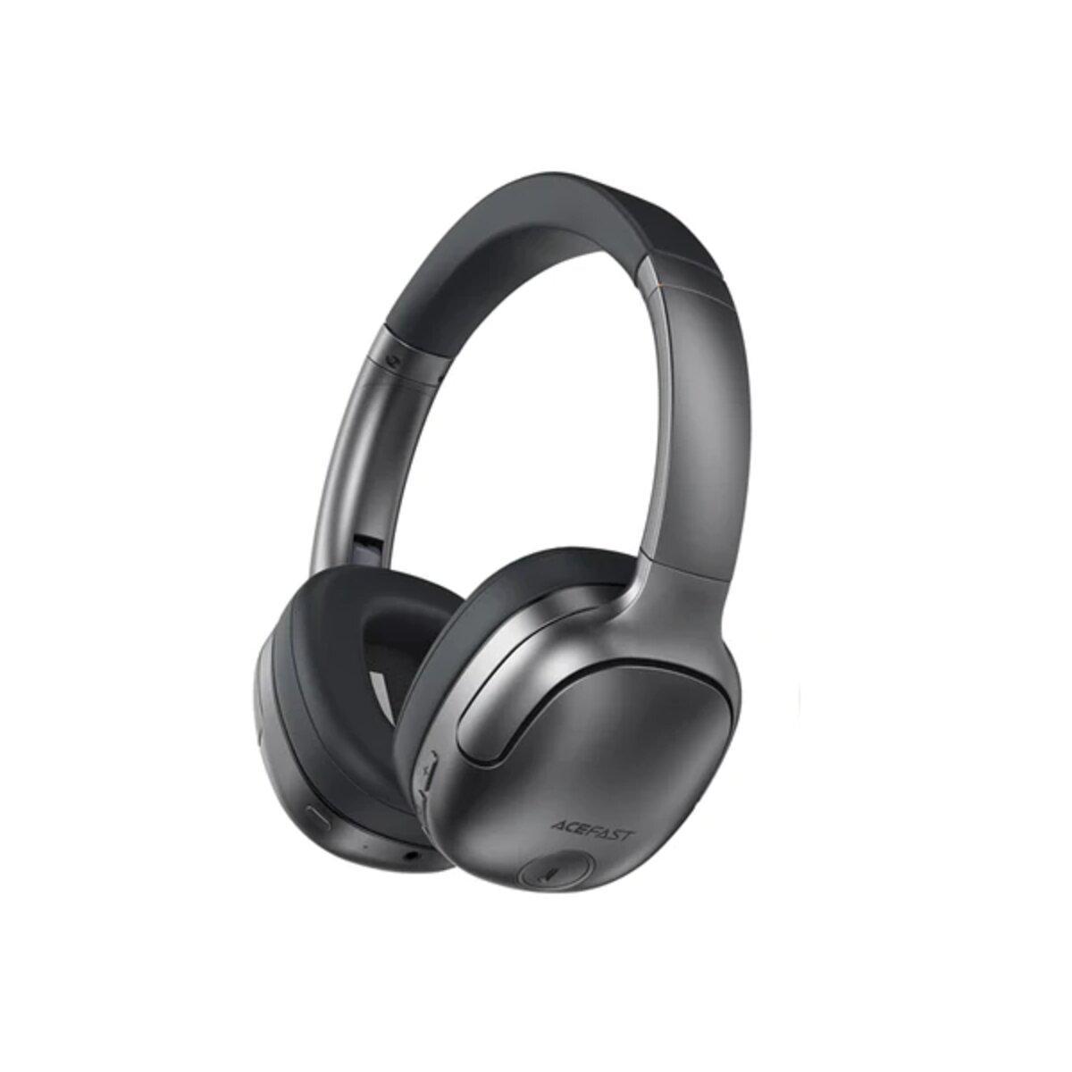 Наушники накладные Acefast H2 с функцией активного шумоподавления Bluetooth Black (602697)