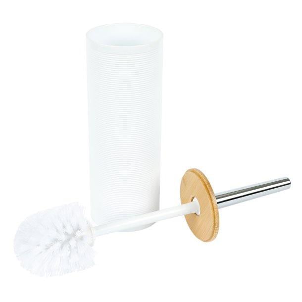 Набір для ванної кімнати Axentia рифлений пластик 3 пр. Білий (135948) - фото 5 Набір для ванної кімнати Axentia рифлений пластик 3 пр. Білий (135948) - фото 5