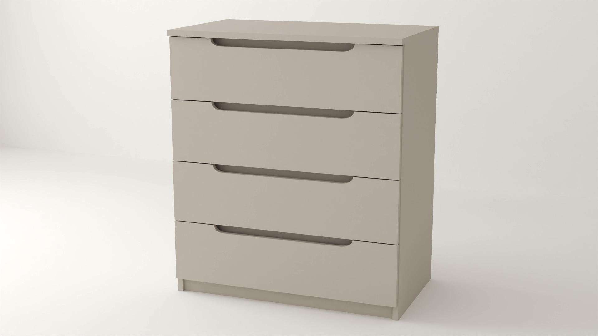 Комод Алекса ВК-44 82х38х87 см Кашемир (62671)