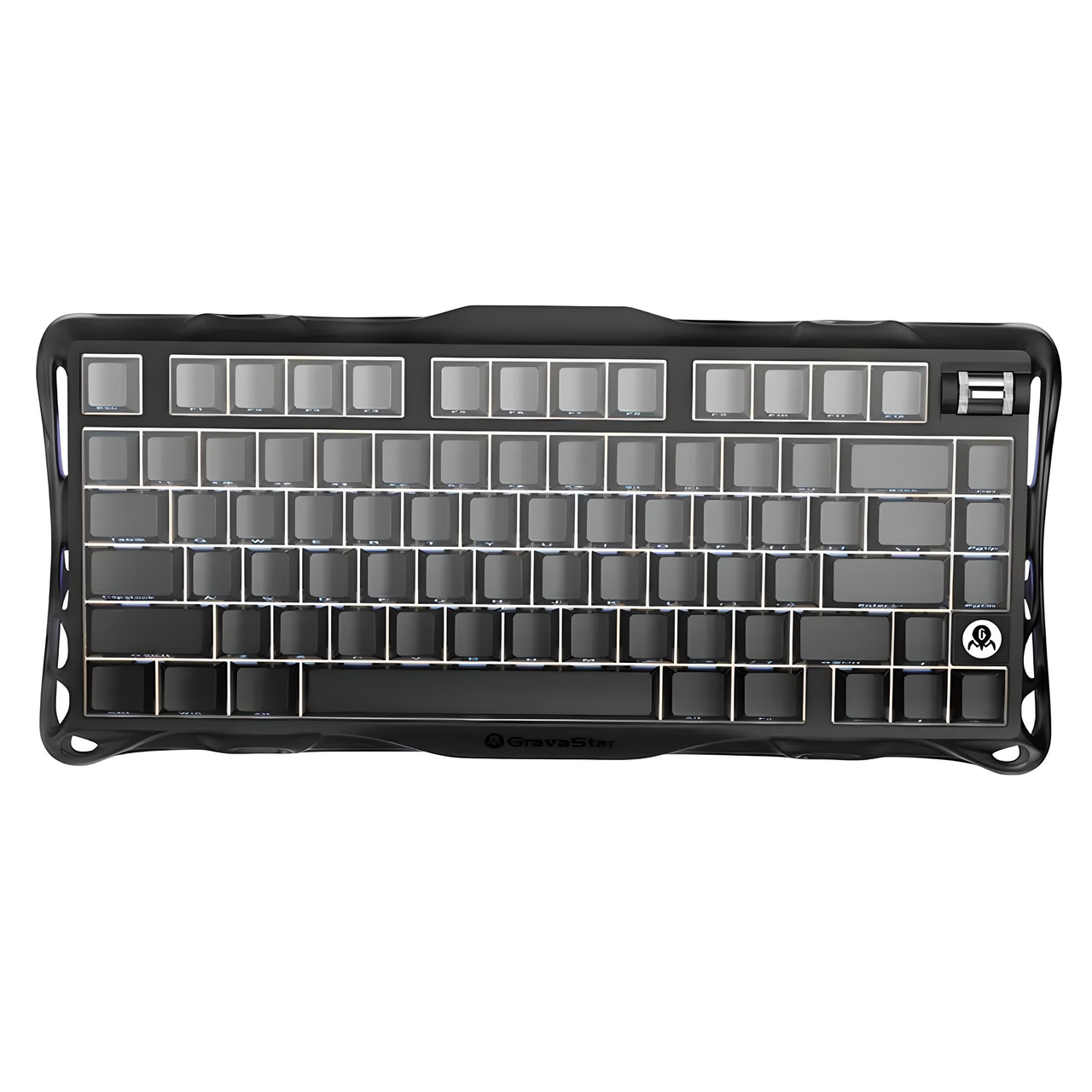 Клавиатура GravaStar Mercury K1 Градиентный с комбинированным подключением Черный (2485617917)