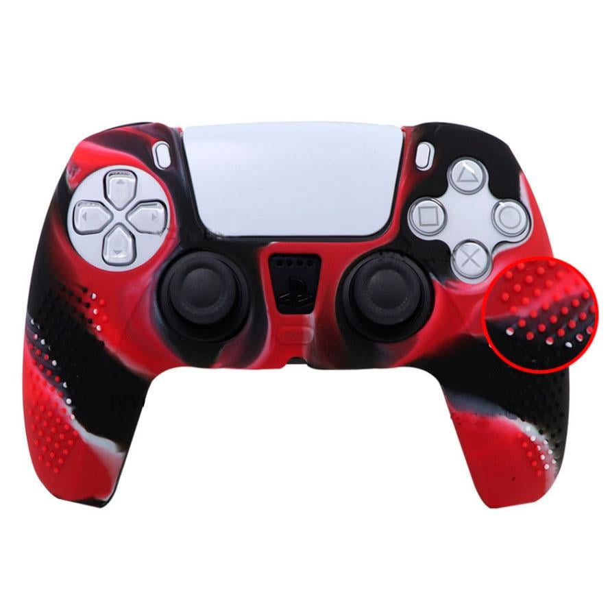 Чехол силиконовый Honson для геймпада PS5 Dualsense Красный камуфляж (HS-PS5310HB)
