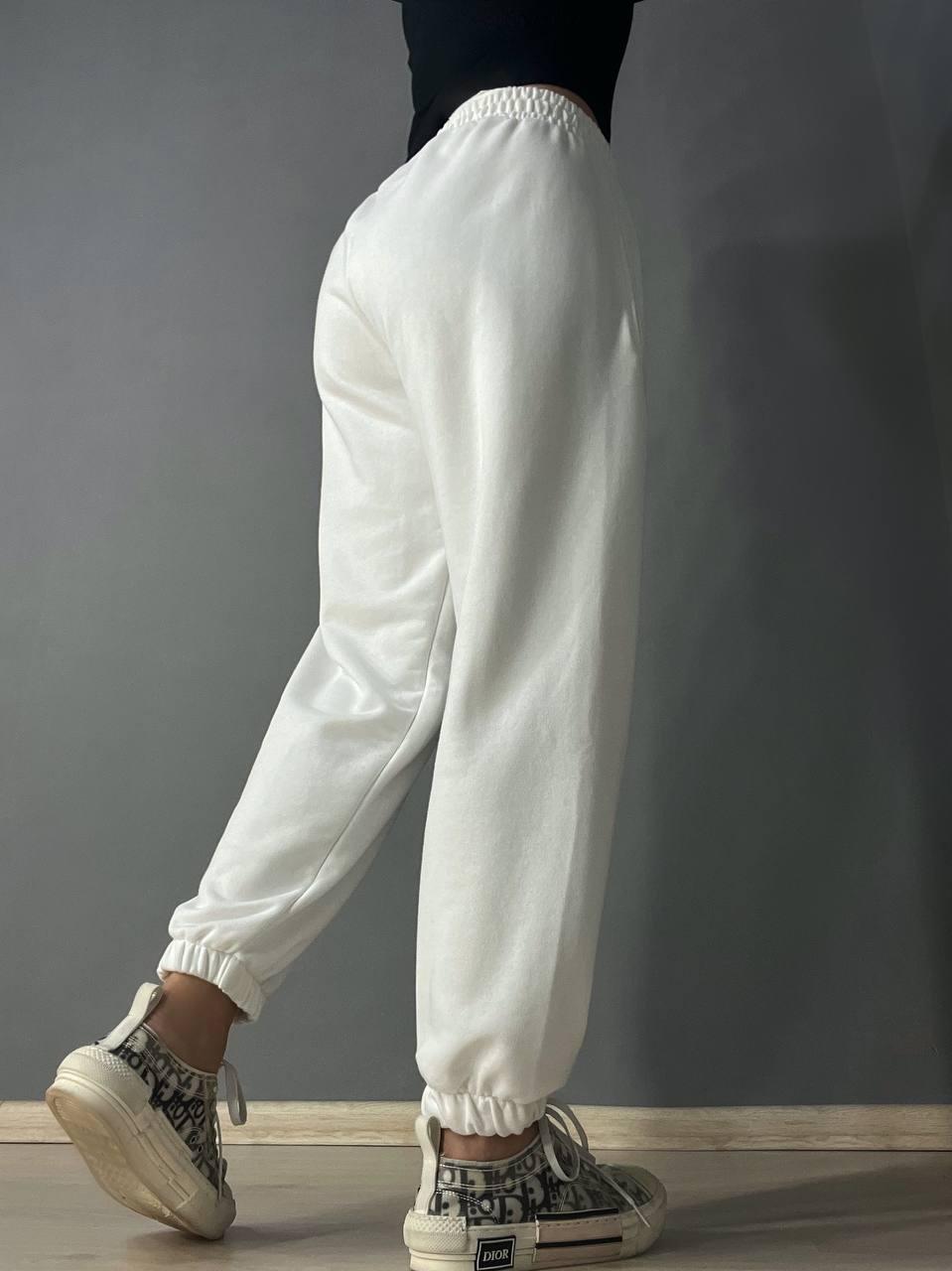 Брюки женские LSK 5279 джогеры на резинке с карманами оверсайз XL Белый (27082968) - фото 3 Брюки женские LSK 5279 джогеры на резинке с карманами оверсайз XL Белый (27082968) - фото 3